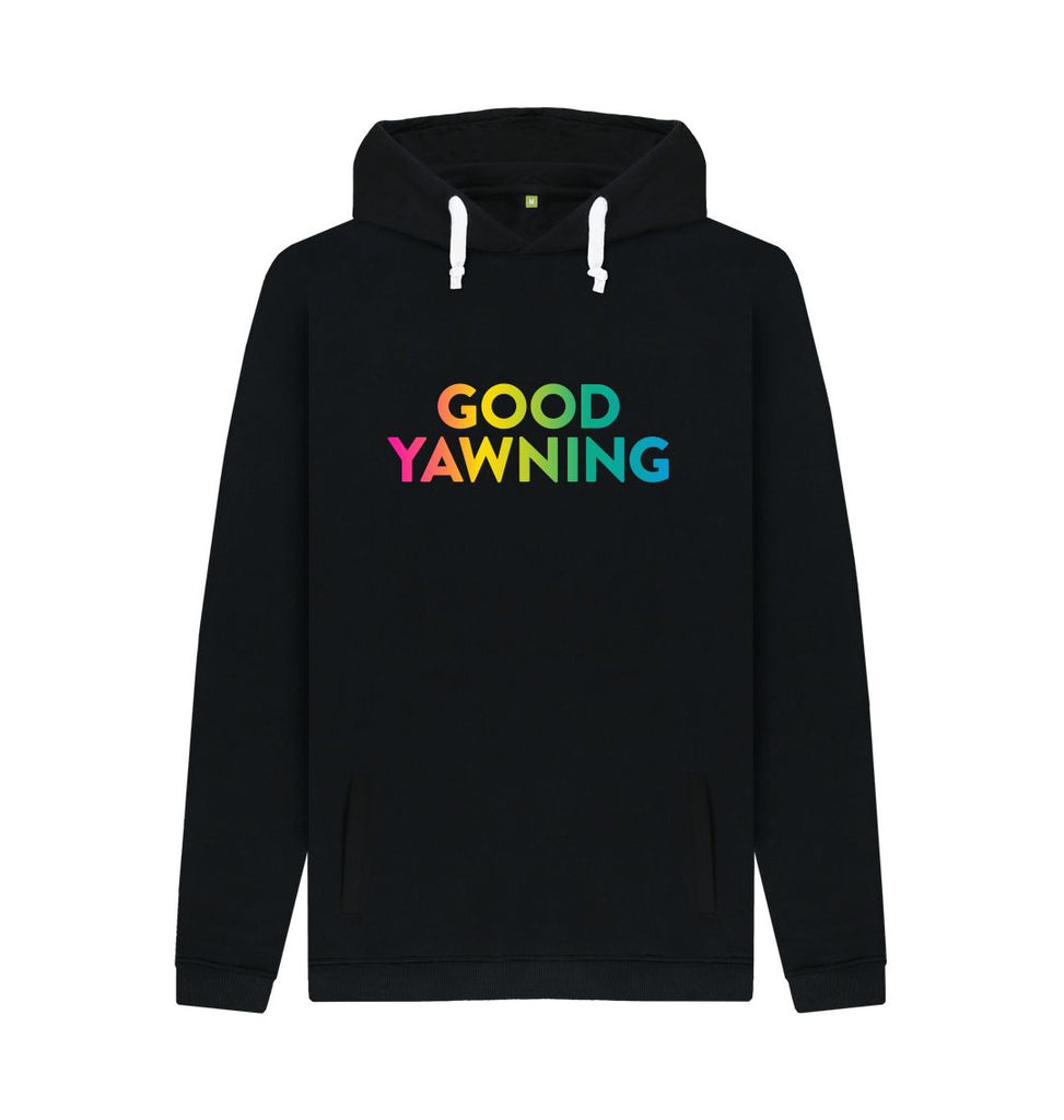 Black GOOD YAWNING Hoodie