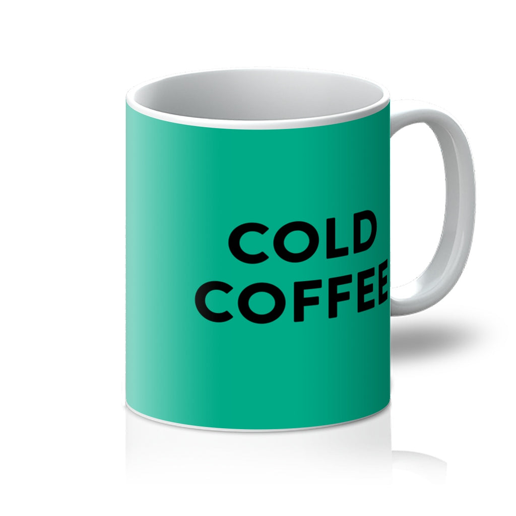 Turquoise Cold Coffee Mug