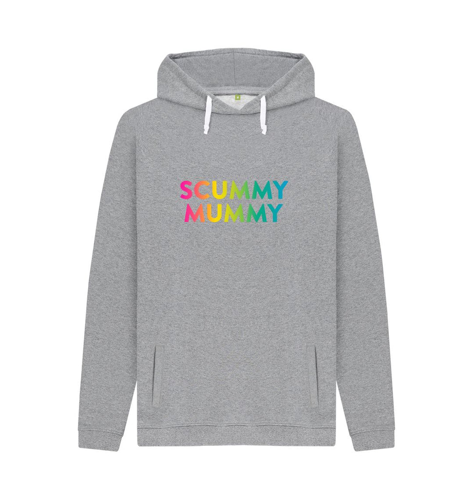 Light Heather Rainbow Scummy Mummy Hoodie