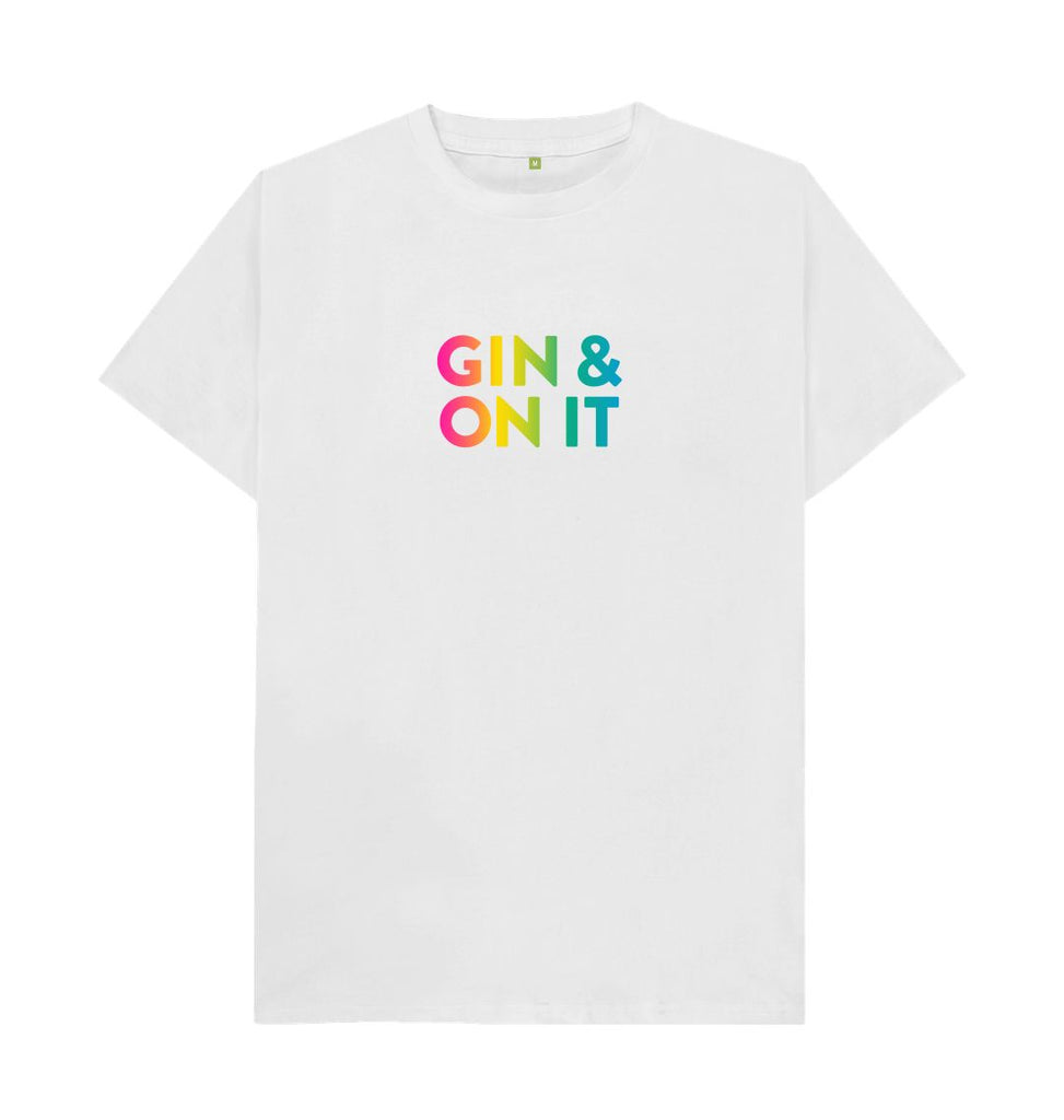 White GIN & ON IT T-shirt