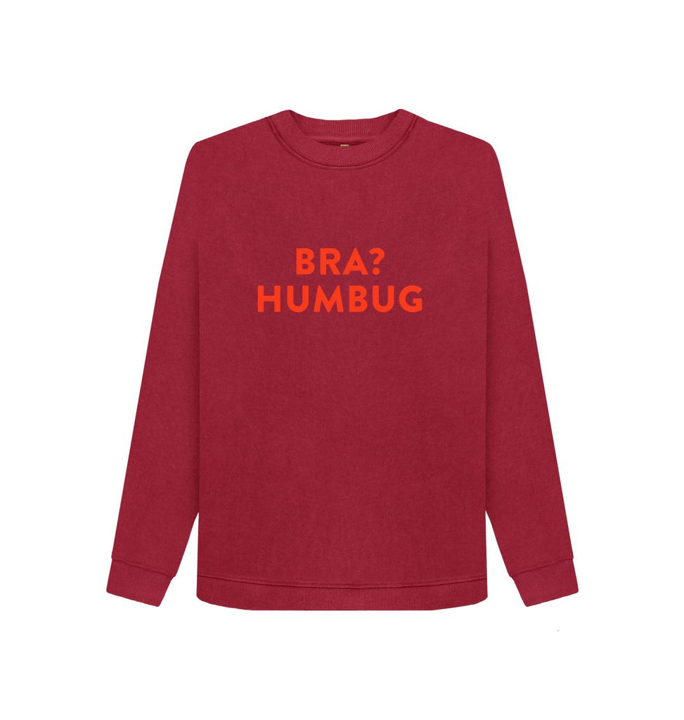 Cherry BRA? HUMBUG? Red Women's Sweatshirt
