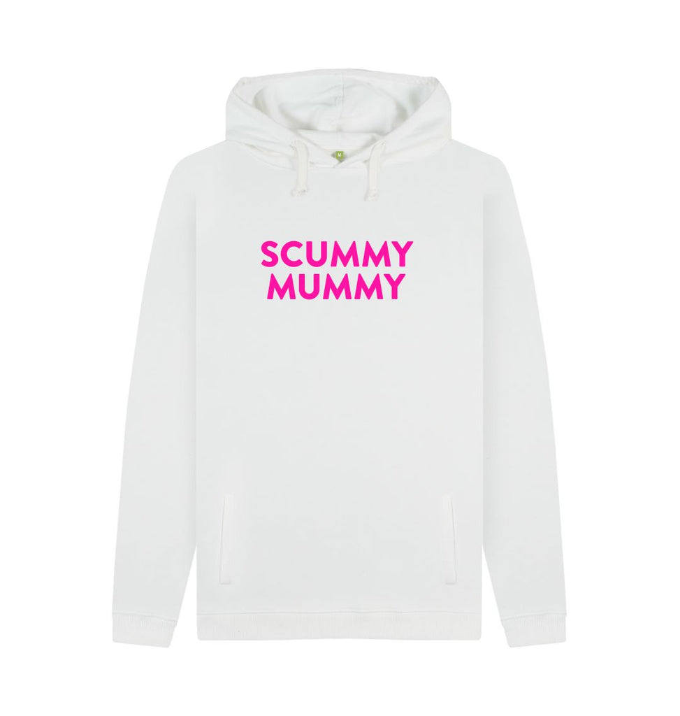 White Pink SCUMMY MUMMY Hoodie