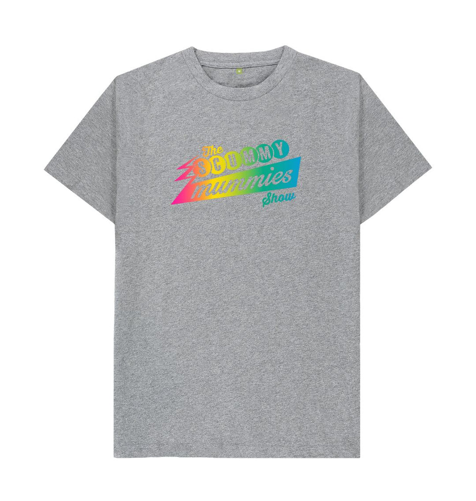 Athletic Grey Rainbow SCUMMY MUMMIES Show T-shirt