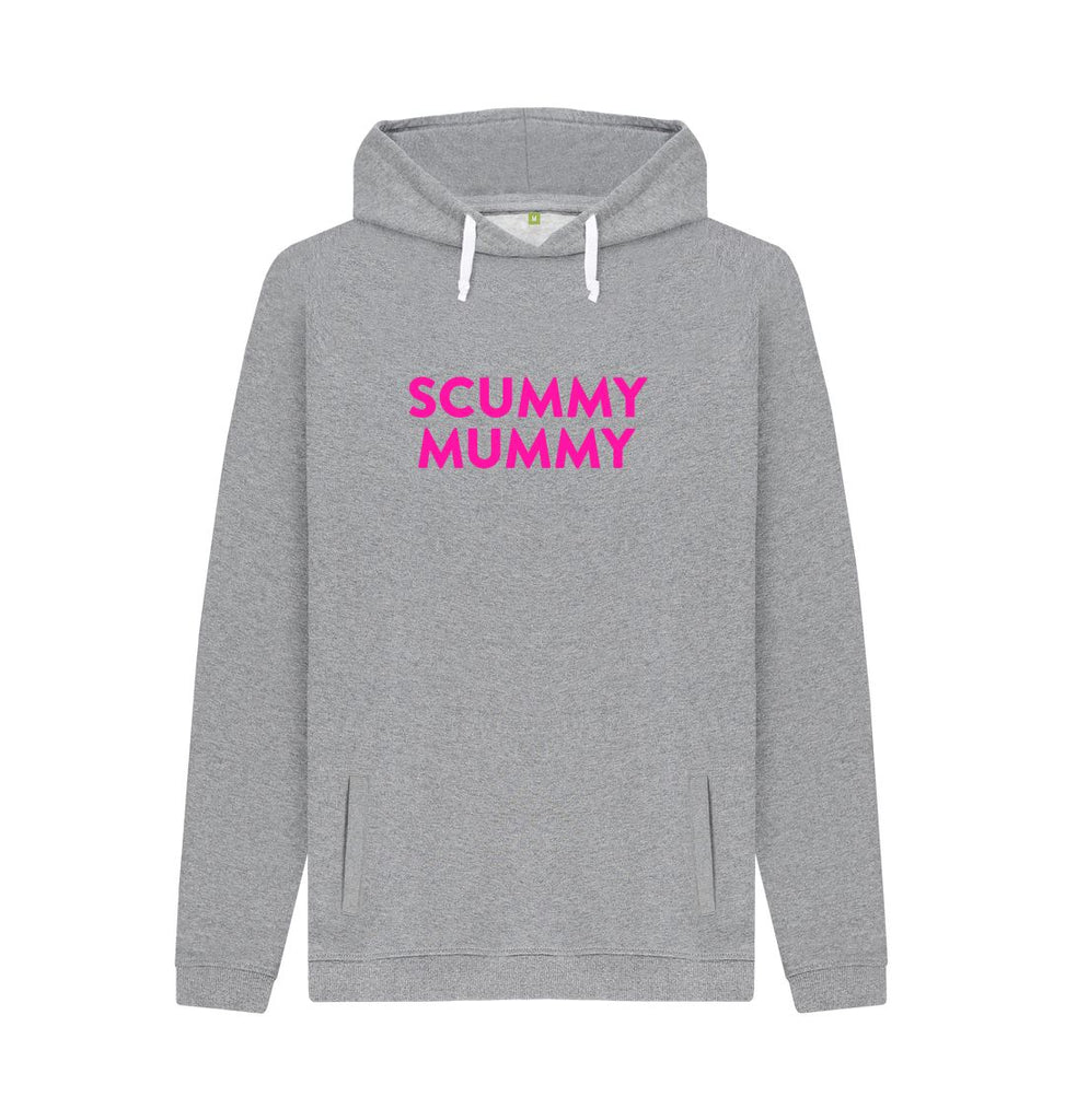 Light Heather Pink SCUMMY MUMMY Hoodie