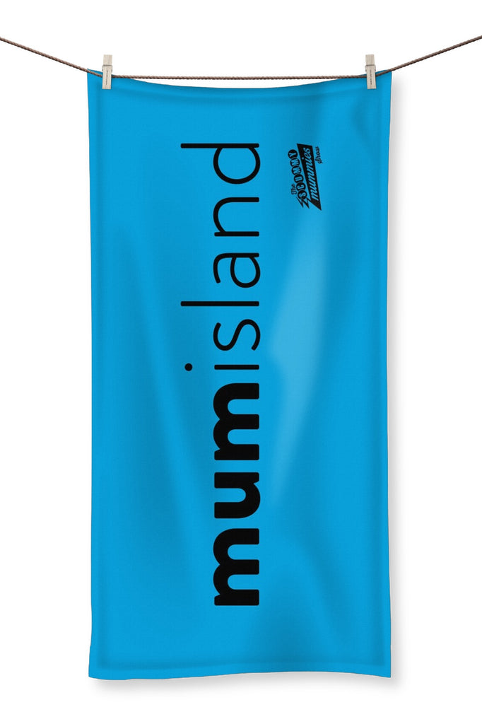 Blue Mum Island Beach Towel