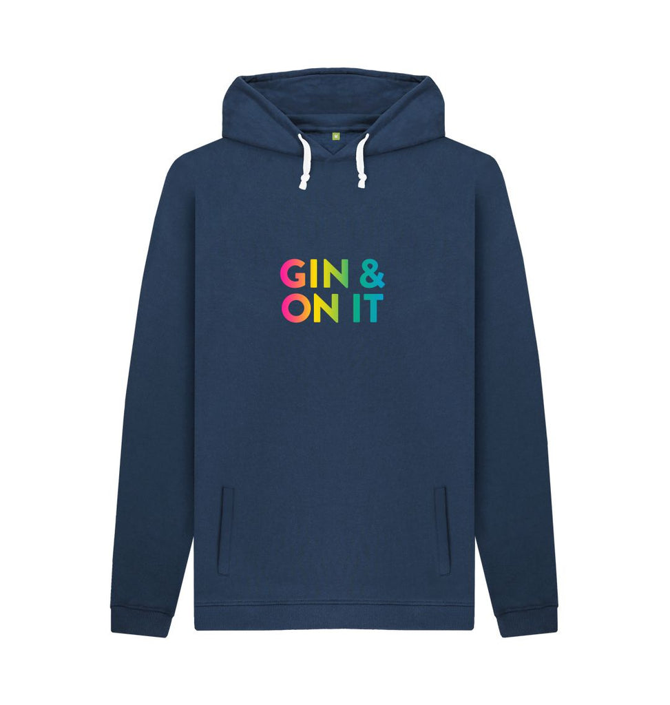 Navy GIN & ON IT Hoodie