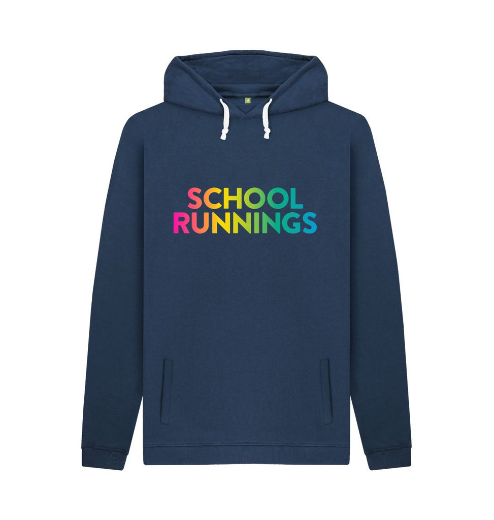 Navy SCHOOL RUNNINGS Hoodie